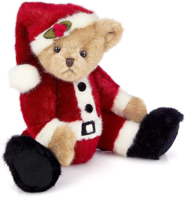 Santa Beary Plush Christmas Teddy Bear