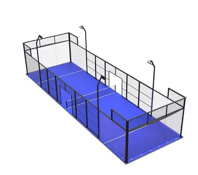 10x20m Professional Classic Padel Stadium Good Quality Outdoor Paddle Stadium with Artificial Padel Tennis Grass