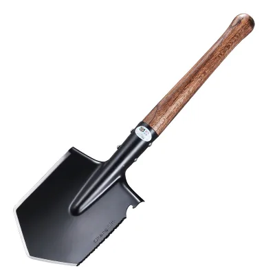 Multifunctional Outdoor Shovel with Wooden Handle Short Handle Spades & Shovels
