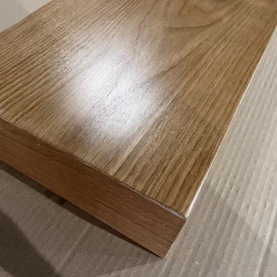 China Gaobo Staircase Factory Canada and Usa Modern Style Stair Safety Red Oak Stair Rubber Wood Staircase Design