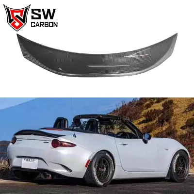 Carbon Fiber Rear Spoiler for Mazda MX5 Miata 2015+ High Quality Rear Trunk Wing Tail Wing Auto Parts