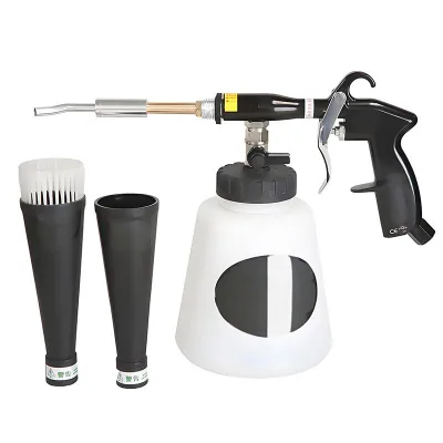 Tornado Pneumatic Dust Blowing Gun Portable Car Interior Cleaning Tool with Foam for Interior Detailing and Maintenance