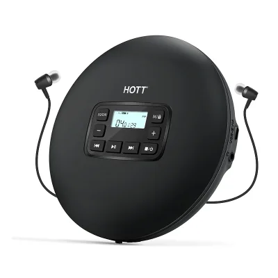 CD Player Hot Selling Portable CD Player with Headphones, Anti-Skip/Shockproof for Home Travel and Car