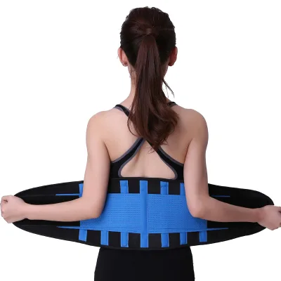 New Women Men Slimming Waist Trainer Wrap Waist Back Support Belt Sauna Waist Trainer Belt