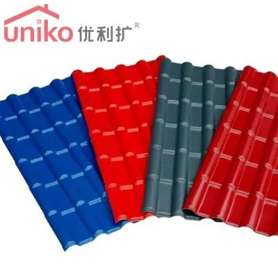 ASA PVC UPVC Roof Tiles-Durable 30-Year Life Guarantee Corrosion Resistant Machine Made for Temple Hotel & Park Construction