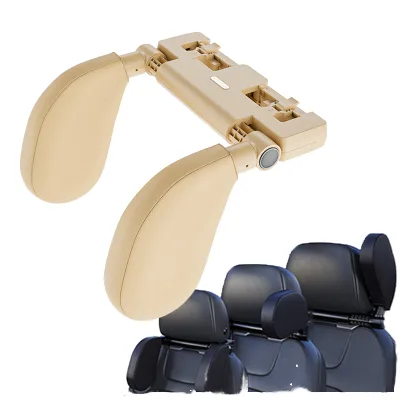 Car Seat Neck Memory Foam U-Shape Pillow with ABS Material for Travel Sleep and Side Sleep