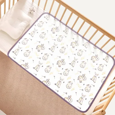 MU New Arrival Cartoon Travel Baby Changing Pad Waterproof Washable Portable Diaper Changing Mat for Baby