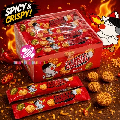 Wholesale Spicy Turkey Crispy Ramen Noodles Korean Style Crunchy Dry Eating Noodle Mixed Flavors Party Snack Food