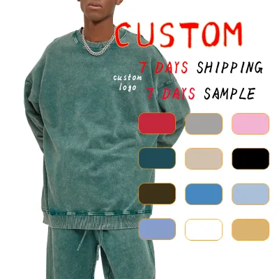 Custom 100% Cotton Double Sewn High Quality Fabric logo Pattern Large Size Anti-pilling Quick Dry Men's Long Sleeve Hoodie