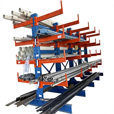 Factory Warehouse Storage Cantilever Racking Beam Type Dobby Used to Store Long and Irregular Goods Strong Load-bearing Capacity