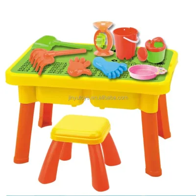 Wholesale Hot Sale Summer Outdoor Beach Set Toys Play Table Beach Sand Toy Set for Summer Vacation Educational Beach Toys