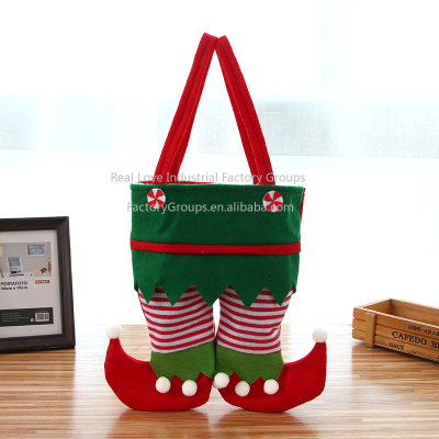 Hot Christmas Gifts Christmas Decorations Christmas Elf Bags New Candy Bags Santa Gift Bags Holiday Party Supplies