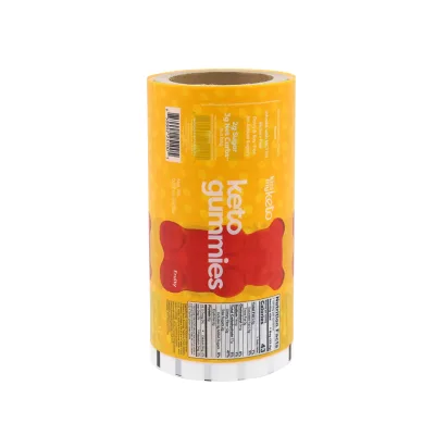 Custom Roll Stock Packaging Plastic Film Roll for Popsicle Printed Food Packaging Laminated Roll Film