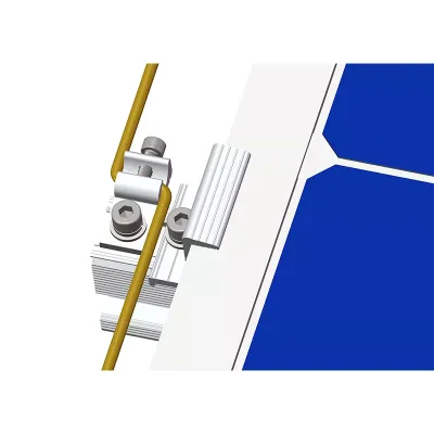 OEM Solar Mounting Ground Cable Clip Frameless Solar Clips Solar Ground Clamp