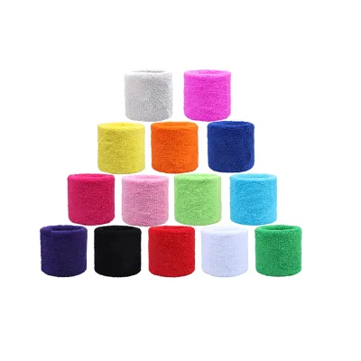 Best Selling Custom Logo Cotton Wristband Sweat-absorbent Towel Wristband