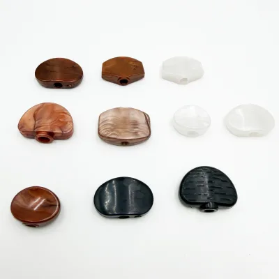 Wholesale Multi Color Plastic Guitar Tuner Knob 4 Shapes With Screws Washers for Acoustic Classical Electric Guitar Tuner Knob