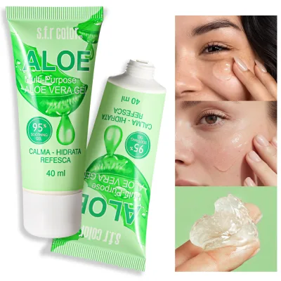 2026 Face Beauty Makeup Cosmetics Manufacturer Wholesale New Design New Arrival High Quality OEM ODM S.f.r Color Aloe Vera Gel
