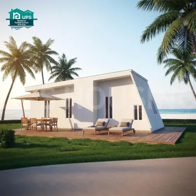 Versatile Energy Efficient European Duplex Modular Homes-High Quality Expandable Prefab for Remote Site Bathroom Supermarket Use