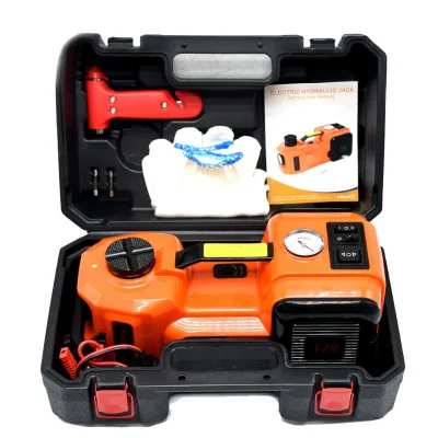 5 Ton 12V DC Electric Hydraulic Floor Car Jack Lift with Tire Inflator JT-L09 Model 2-Year Warranty