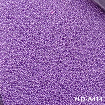 Stock 0.6-0.8mm Unpierced Painted Glass-cured Micro-beads 20 Colors DIY Creamy Glue Projectsopaque Colorful Sprinkling Beads
