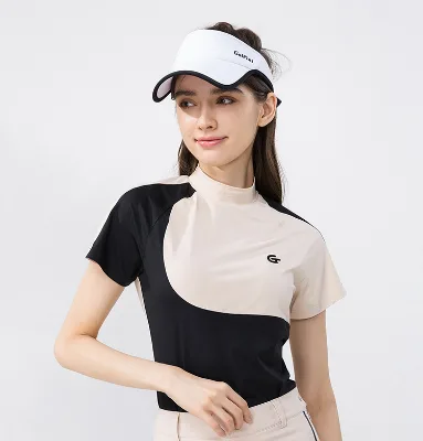 Custom Ladies Golf Polo Shirt Stretch Quick Dry Poly Spandex Bulk Polo Golf Shirt Ladies