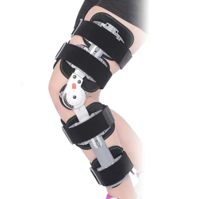 High Quality Medical Grade Hinged Knee Brace Orthosis Professional Orthopedic External Fixation Knee Support