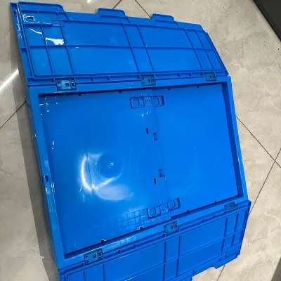 Customizable Rectangular Foldable Plastic Transport Crate PP Injection Box Design for Organizing Vegetables Sundries Clothing