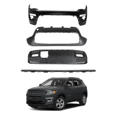 Auto Parts Front Bumper Grille Front Bumper Molding Center for 2017-2021 Compass Trailhawk