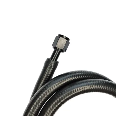Auto Car Aluminum Alloy AN6 Female Thread to 5/16" 3/8" Barb Hose Fitting 90 Degree Swivel Inverted Oil Pipe Joint Hose Adapter