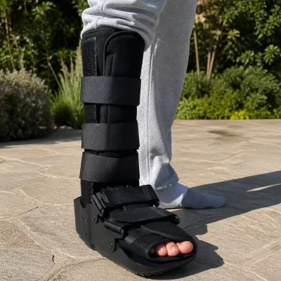 Ergonomic Molded Walker Boot EVA Cushion Insole Reduce Heel Vibration for Grade 2 or 3 Ankle Sprain, Custom Logo Available