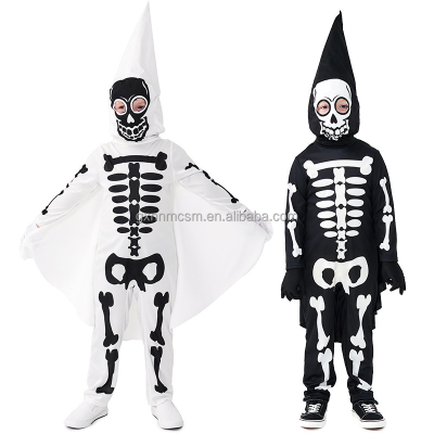 New Arrival Scary Halloween Carnival Party Costume Halloween Zombie Costume Kids Skull Skeleton Costumes Suit With Mask
