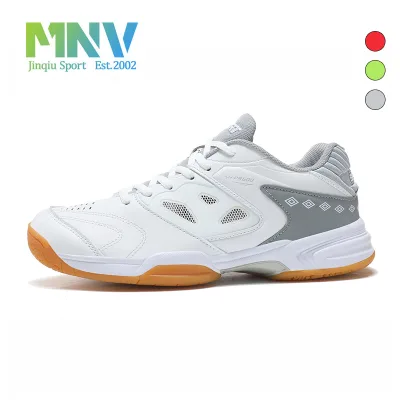 New Design Lightweight Breathable Durable Summer Badminton Pickleball Shoes Big Size 38-48 Indoor Court Sneakers Mesh Sports