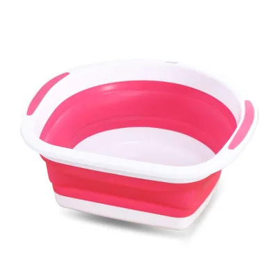 Collapsible Outdoor Square & Round PP Plastic Basin Wash & Fold Multipurpose Design