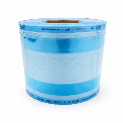 Medical Sterile Package Sterilization Gusseted Autoclave Pouches in Roll for Hospital CSSD