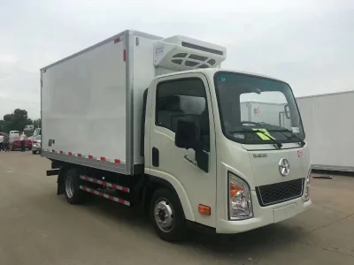 Small Van Refrigerated Truck New 5 Ton Capacity Euro 5 Euro 6 Left Steering 4x2 Diesel Manual Transmission