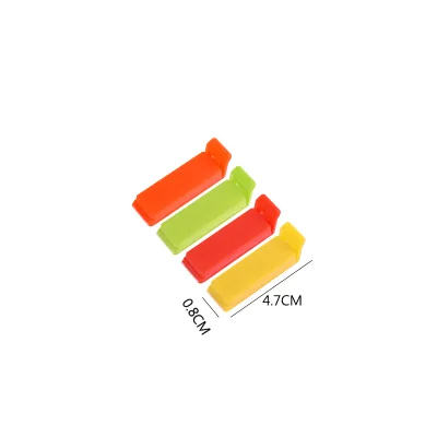 KiMin Hot Sale 4.7cm Bag Clips Cheap Plastic Coffee Bag Sealers 5pcs/Bag Plastic Sealing Clip