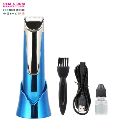 New Design Micro USB Rechargeable Body Trimmer Machine Electric Body Groomer with LED Display and Ceramic Blade Factory Price