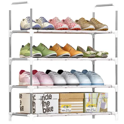 Cheap Metal Shoe Rack Display Storage for Porch Narrow Entry Mall Hotel