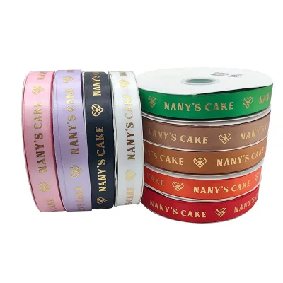 Woven Ribbon Printed 25mm Ribbon Printed Design Stain Especially for You Printed Ribbon