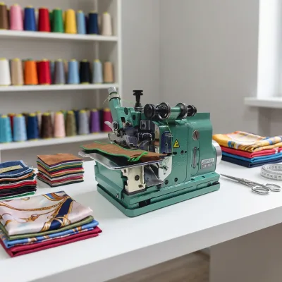 Merrow MG-3U Round Patches Serger Overlocking Machine School Uniform Armband Hemming Overlock Sewing Machine