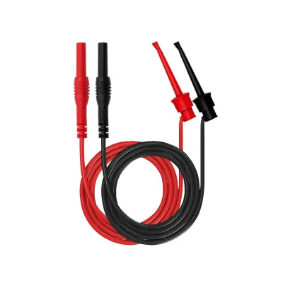JIALUN Factory Supply 4mm Female Banana Jack to Retractable Grabber Test Hook Multimeter Test Lead Wire