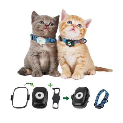 CE/FCC-certified GPS IP67 Waterproof Pet Locator Anti-loss Device for Cats and Dogs with Customizable Positioning