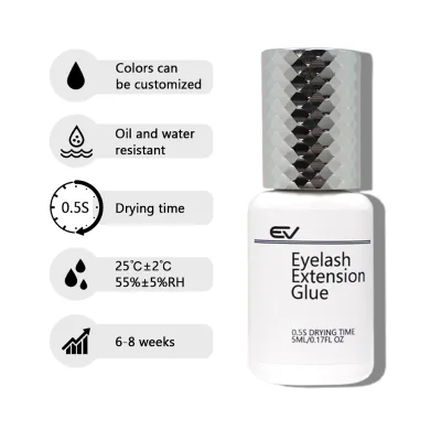 Best Quality Glue-free False Eyelashes Application 0.1-0.5s Black Eyelash Extension Glue Black Hold Waterproof Strong Glue