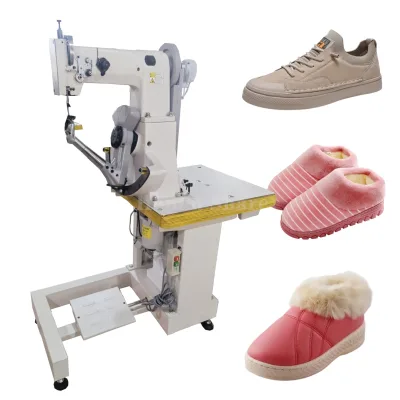 Leather Shoe Sewing Machine Automated Shoe Lockstitch Inside Side Sewer Seaming Machine