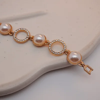 Customized Gold Alloy Chain Diamond Decorative Accessories Personalized Buckles Crystals Pearls for Clothing Shoes Belts-Rings