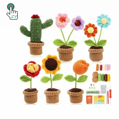 Knitting & Sewing Diy Crafts Accessories Kit Crochet Kit with Crochet Hooks Yarn Set