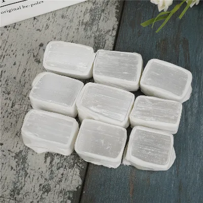 HY Wholesale High Quality Crystals Healing Selenite Blocks for Home Decoration Crafts