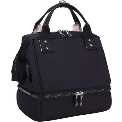 Hot Selling Insulated Bottle Storage with Shoulder Strap USB Charging Port Breast Milk Cooler Bag