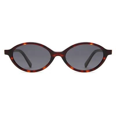 2026 High Quality Unisex Acetate Sunglasses Oval Small Frame  Custom Logo UV400 Stylish Glasses Fashion Women Eyewear Decoration