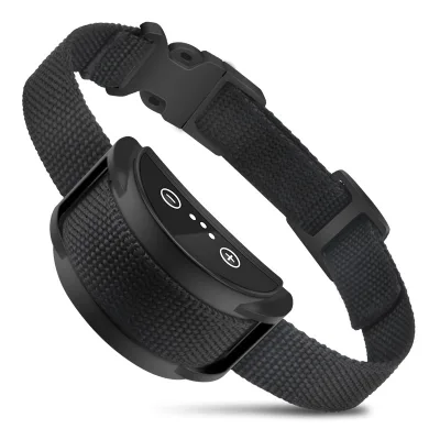 Reva Large Adjustable Nylon Dog Training Collar Rechargeable Waterproof IP67 >20 Hours Anti-Bark Technology Electric Control
